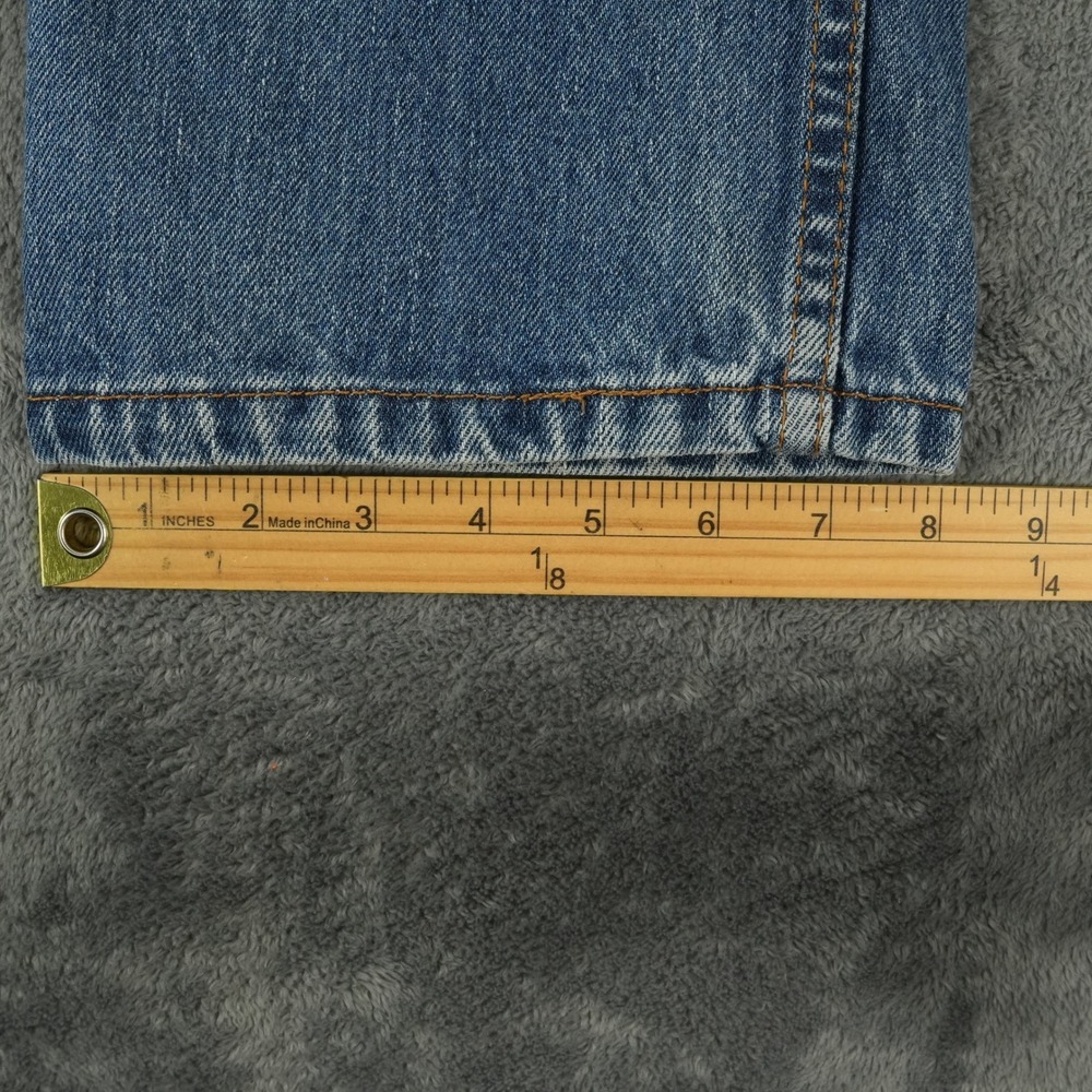 Levi's 505 Jeans Mens 30x30 Blue Medium Wash Regular Fit Denim Straight Leg Y2K - Picture 10 of 11